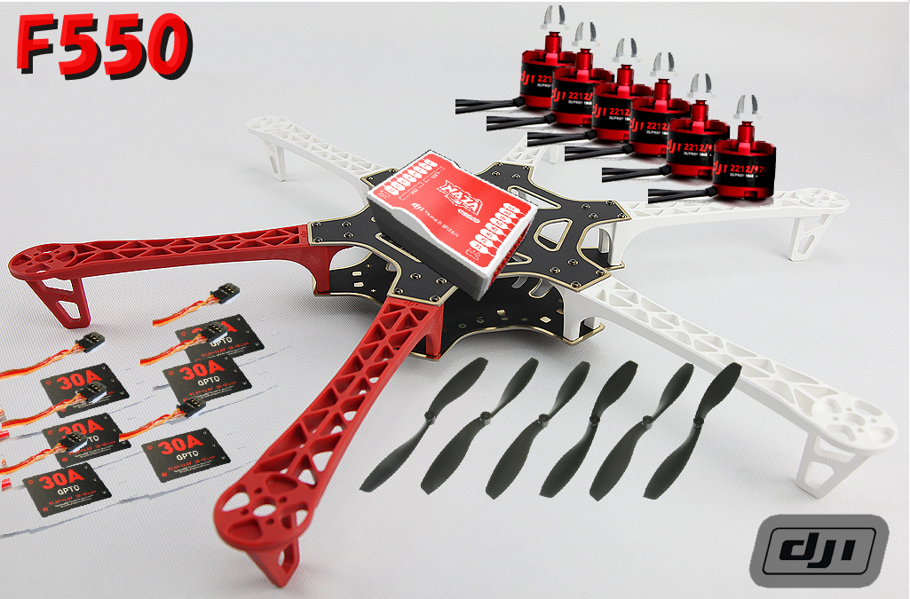 DJI��F550-NAZA COMBO�������֡ˡ���ARFKIT&NAZA�켰��