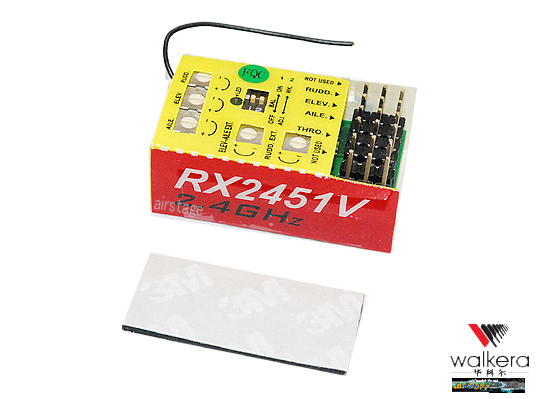 WALKERA��HM-4F180-Z-18���������㥤����¢��2.4Ghz4CH��������RX2451V)����ʬ��