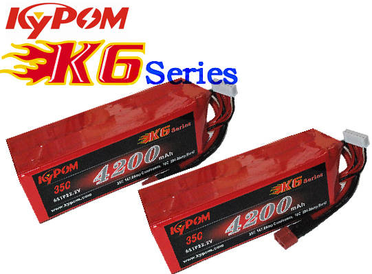 KYPOM��KT4200-35-6S��22.2V4200mAh 35C-70C��K6���꡼��������2�ܥ��åȢ�