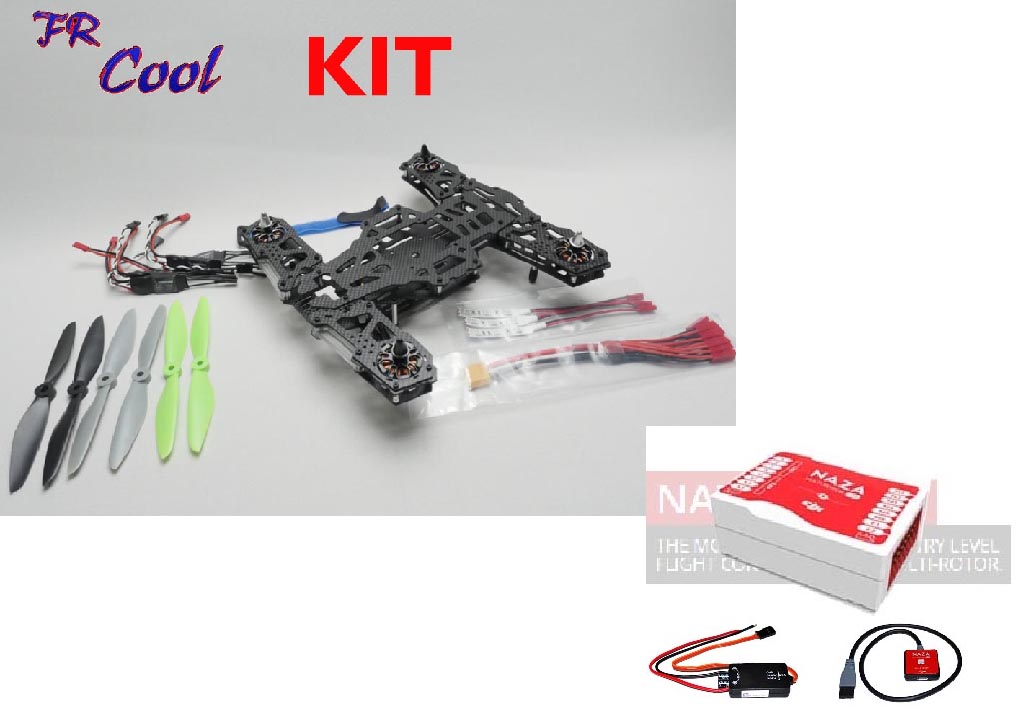 FR 250クールレーサー半完成品 & DJI NAZAM-LITE セット FR 250クールレーサー半完成品 & DJI NAZAM-LITE セット