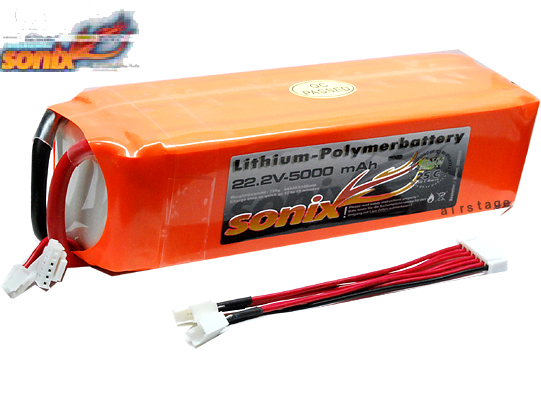 SONIX NRG25��6S1P 22.2v5000mAH 25C -MAX50C-5C���㡼����600��������