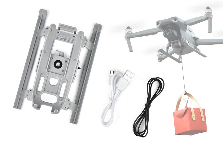 Nancy DJI Air 2S用 【落下装置付き】折りたたみ式ランディングギア　Mavic Air 2にも