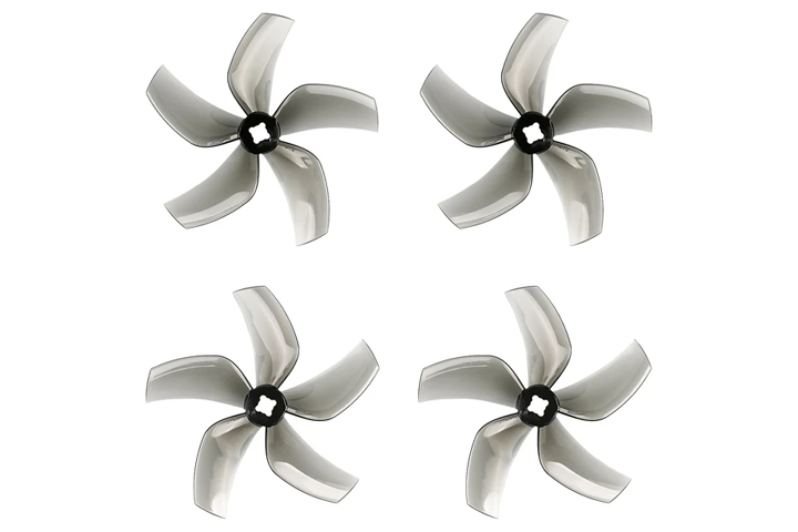 BETAFPV Pavo30 プロペラ Gemfan D76 5-Blade Propellers (1.5mm Shaft)【グレー】【推奨モーター：1506-3000KV Brushless Motors】