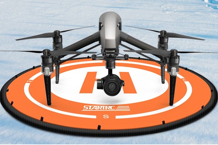 Nancy DJI 防水ポートパッド 95cm （1.5kgの安定感・持ち運びに便利なストレージバッグ付・設置が簡単な折り畳み式）MAVICシリーズに