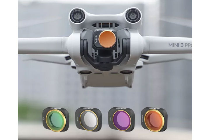 Nancy DJI Mini 3 Pro用 NDフィルター4Pacsセット（ND4・ND8・ND16・ND32）