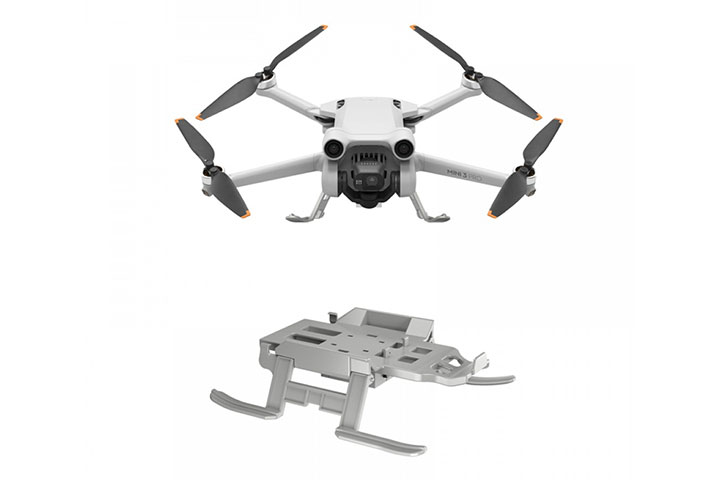 Nancy DJI Mini 3 Pro用 折りたたみランディングギア【LED付】