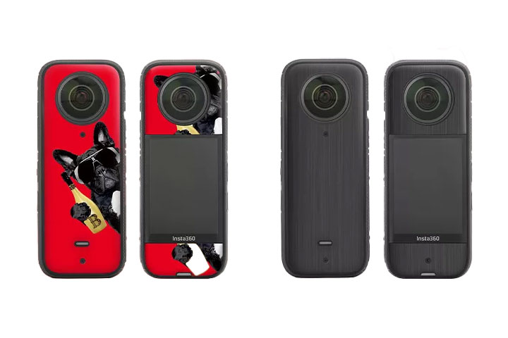 Nancy Insta360 X3 PVCステッカー【コンボ2：クールドッグ+ブラックメタル】【2種類セット】