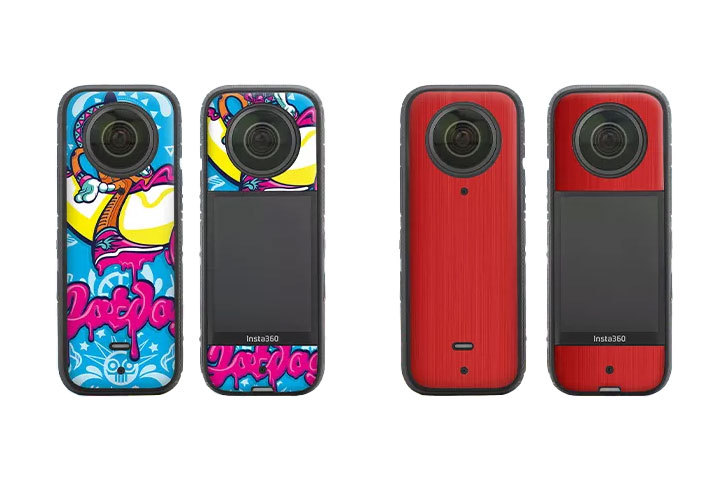 Nancy Insta360 X3 PVCステッカー【コンボ8：パイレーツ +レッドメタル】【2種類セット】