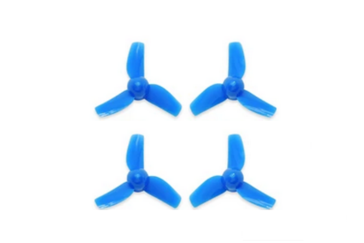 BETAFPV　 65S　プロペラ　31mm 3-blade Micro Whoop Propellers (0.8mm shaft 4 Sets) 【ブルー】