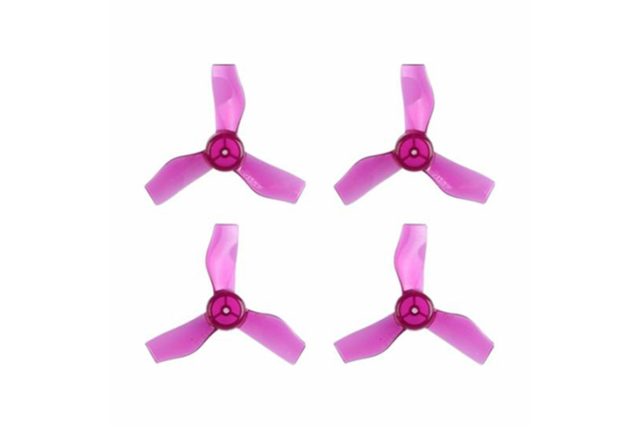 BETAFPV 65x HD プロペラ Gemfan 31mm 3-blade Micro Whoop Propellers (1.0mm Shaft)【クリアパープル】