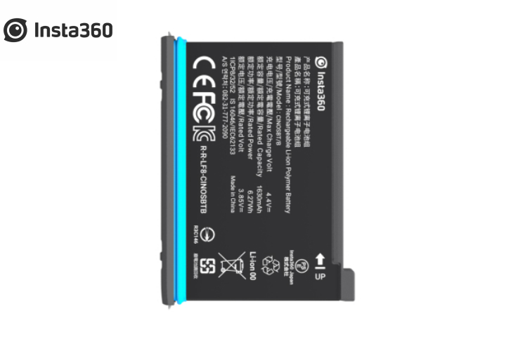 Insta360 ONE X2 バッテリー 【1630ｍAh】