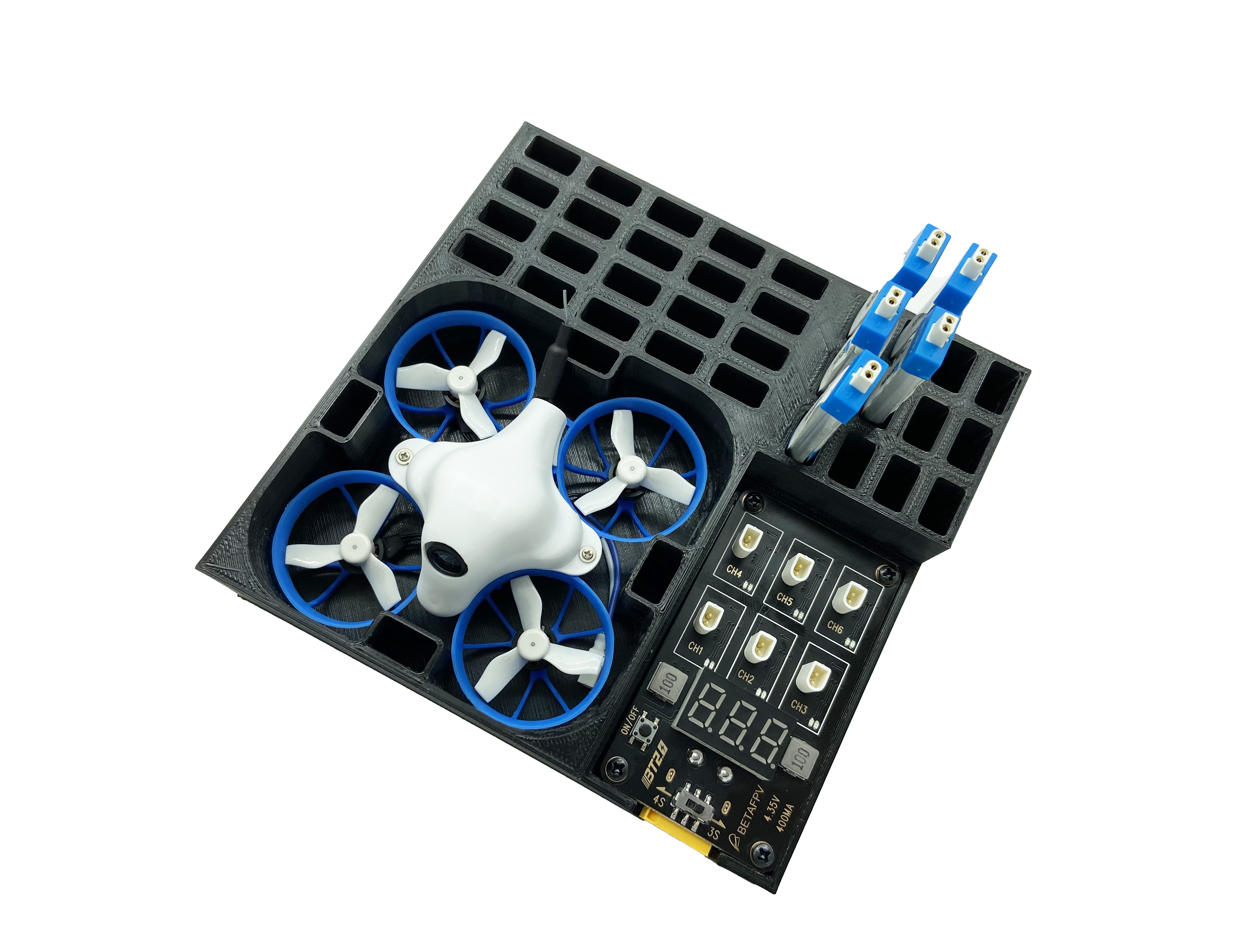 AIRSTAGE BETAFPV  65シリーズ用 ボックス【ブラック】【バッテリー32本収納可能】