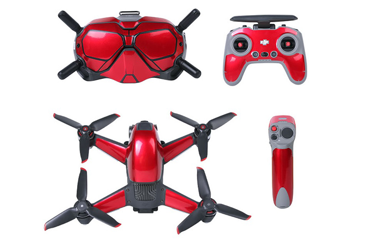 Nancy DJI FPV(2.4Ghz)   用　ステッカー【Red】
