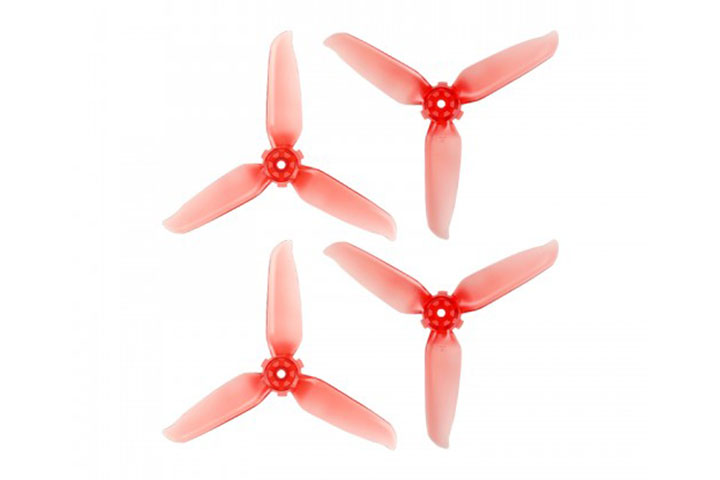 Nancy DJI FPV(2.4Ghz)   ドローン用　5328Sプロペラ (CW2 CCW2)【レッド】