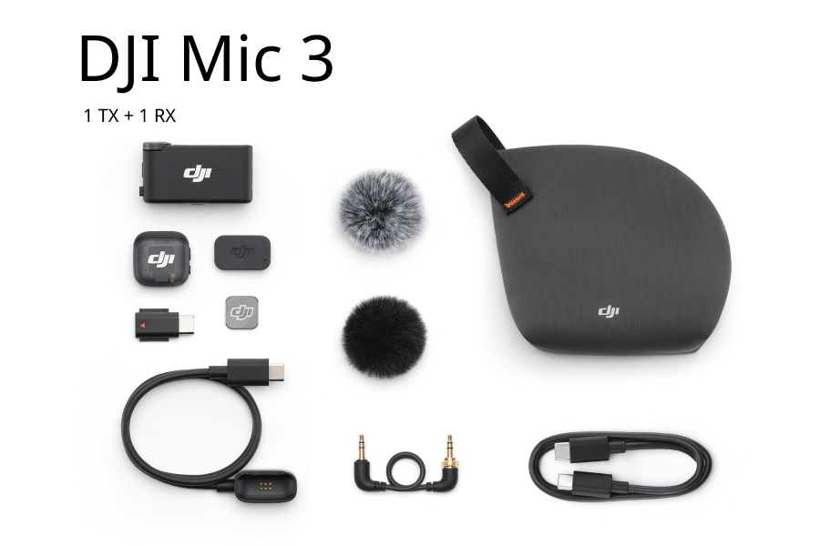 DJI Mic 3 (1 TX + 1 RX)