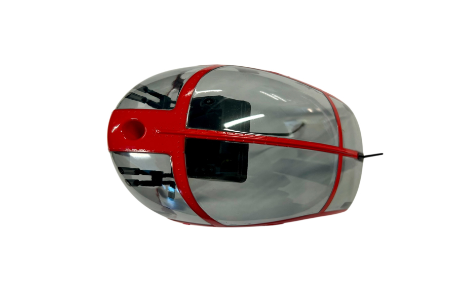 YuXiang 2.32.01.F119S-017-R/W F119 キャノピーセット (レッド/ホワイト)  【F119S】