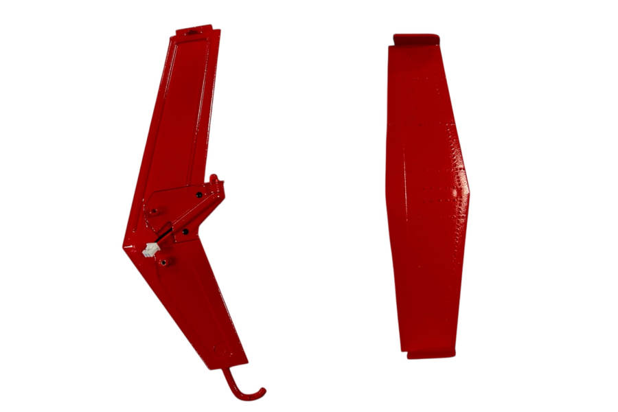 YuXiang 2.32.01.F119S-018-R/W F119S テールフィンセット(レッド/ホワイト)【F119S】