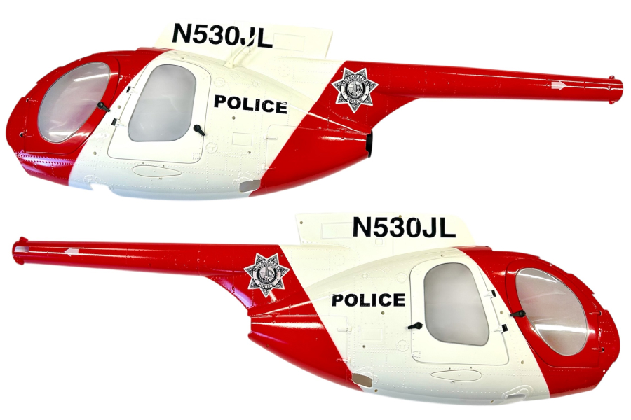 YuXiang 2.32.01.F119S-019-R/W F119S 胴体セット コックピットカバー無し (レッド/ホワイト) 【F119S】