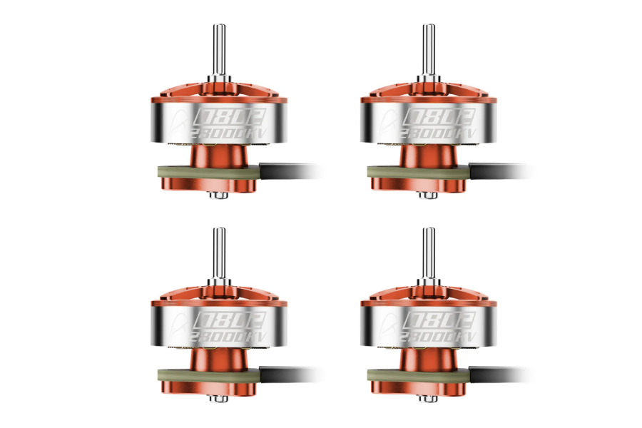 BETAFPV 0802 ブラシレスモーター (2026)【28000KV】【チャンピオン】【オレンジ】【4個】【Air75II】