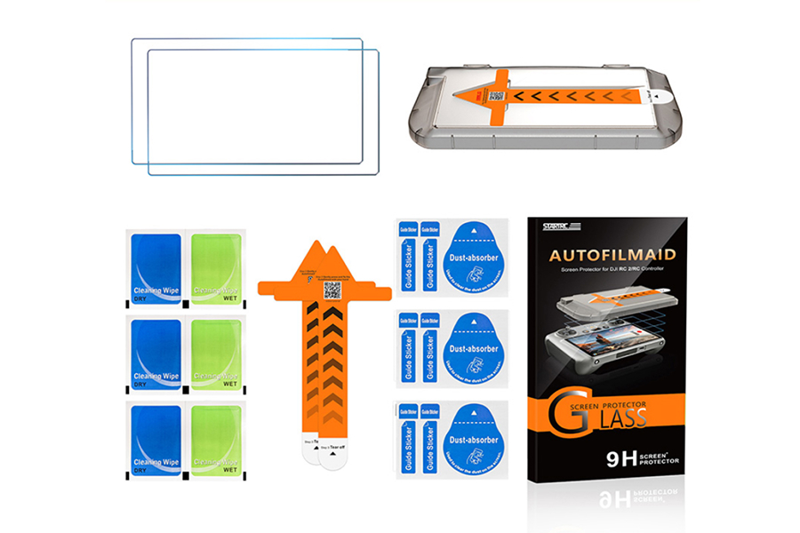 Nancy DJI RC RC 2用 防塵強化ガラススクリーンプロテクター【DJI RC】【DJI RC 2】
