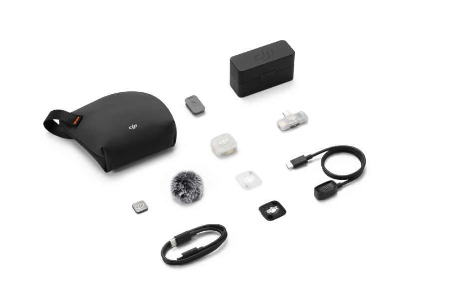 .DJI Mic Mini 2S（1 TX + 1 モバイル RX + 充電ケース）