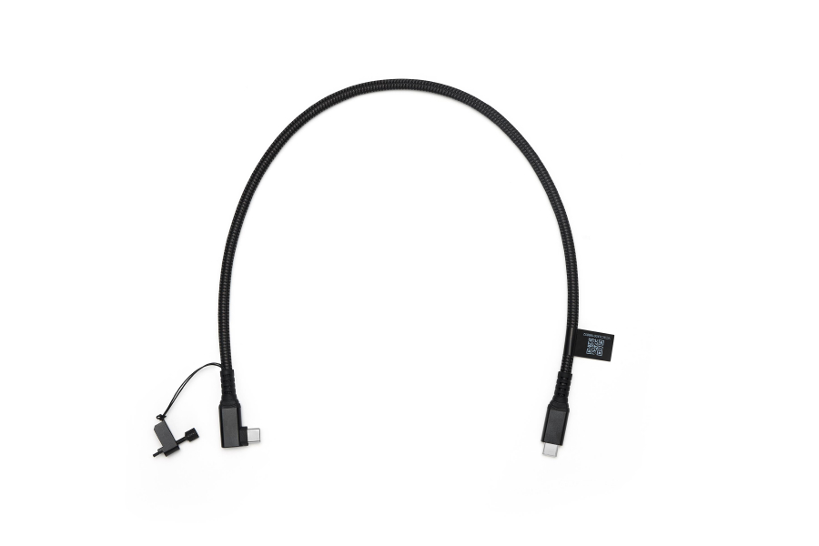DJI SDR Transmission 2 L字型USB-C ビデオケーブル（DP、50cm）【DJI SDR Transmission 2 トランシーバー】【Osmo Pocket 4】【Osmo Pocket 4P】【Osmo Action 6】