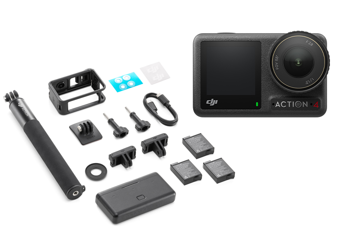 .DJI Osmo Action 4 Adventure Combo