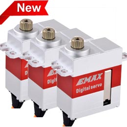 E-MAX　ES9256HV　デジタルサーボ　（メタルケース・メタルギヤ）*450ヘリ用　3個セット【50％OFFSALE】【在庫限り】【すべてのサポート対象外】