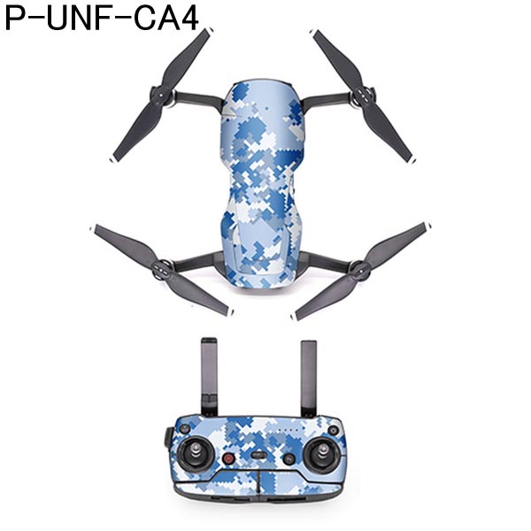 W　AN  DJI  Mavic  air用　PVC　ボディー・送信機用ステッカー　【P-UNF-CA4】【90％OFF SALE】【在庫限り】【すべてのサポート対象外】