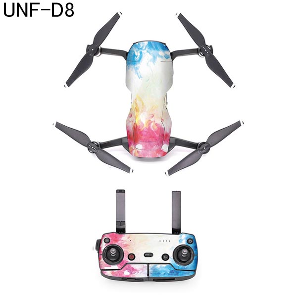 W　AN  DJI  Mavic  air用　PVC　ボディー・送信機用ステッカー　【UNF-D8】【90％OFF SALE】【在庫限り】【すべてのサポート対象外】