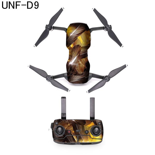 W　AN  DJI  Mavic  air用　PVC　ボディー・送信機用ステッカー　【UNF-D9】【90％OFF SALE】【在庫限り】【すべてのサポート対象外】
