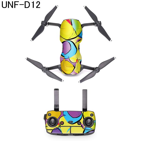 W　AN  DJI  Mavic  air用　PVC　ボディー・送信機用ステッカー　【UNF-D12】【90％OFF SALE】【在庫限り】【すべてのサポート対象外】