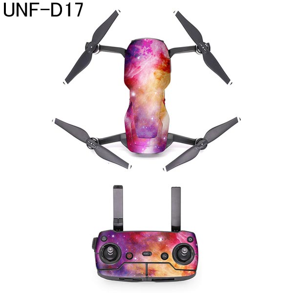 W　AN  DJI  Mavic  air用　PVC　ボディー・送信機用ステッカー　【UNF-D17】【90％OFF SALE】【在庫限り】【すべてのサポート対象外】