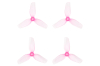 BETAFPV プロペラ HQ 31mm Ultralight 3-Blade Propellers (1.0mm Shaft）【ピンク】【対応モーター：0702 ブラシレスモーター】【Meteor65】【Meteor65 Pro】
