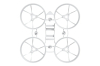 BETAFPV フレーム Air65 Brushless Whoop Frame【ホワイト】【Air65】【Meteor65】