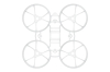 BETAFPV フレーム Air65 Brushless Whoop Frame【クリアホワイト】【Air65】【Meteor65】