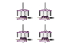 BETAFPV 0702 ブラシレスモーター (2026)【30000KV】【レーシング】【パープル】【4個】【Air65II】