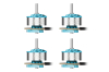 BETAFPV 0702 ブラシレスモーター (2026)【25000KV】【フリースタイル】【ブルー】【4個】【Air65II】