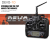 WALKERA　DEVO10　2.4Ghz　10CH送信機　★日本語取説付★　テレメトリー対応    ブラックバージョン【25％OFF SALE】【在庫限り】