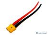 XT60-プラグ　120mmシリコンワイヤー（12AWG）付　 （オス）(金属メス）