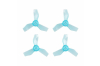 BETAFPV 65x HD プロペラ Gemfan 31mm 3-blade Micro Whoop Propellers (1.0mm Shaft)【クリアブルー】