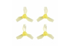 BETAFPV 65x HD プロペラ Gemfan 31mm 3-blade Micro Whoop Propellers (1.0mm Shaft)【クリアイエロー】