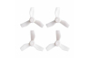 BETAFPV 65x HD プロペラ Gemfan 31mm 3-blade Micro Whoop Propellers (1.0mm Shaft)【ホワイト】