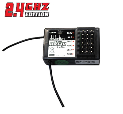 WALKERA　DEVO-RX-601　6CH　2.4Ghz受信機　　DEVO送信機用　(ミニタイプ）【75％OFFSALE】【在庫限り】【すべてのサポート対象外】
