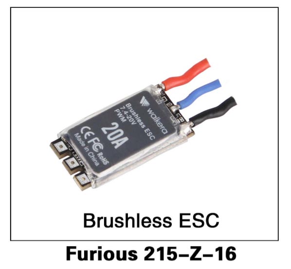 WALKERA  F215-Z-16　ブラシレス　ESC【75％OFF SALE】【在庫限り】【すべてのサポート対象外】