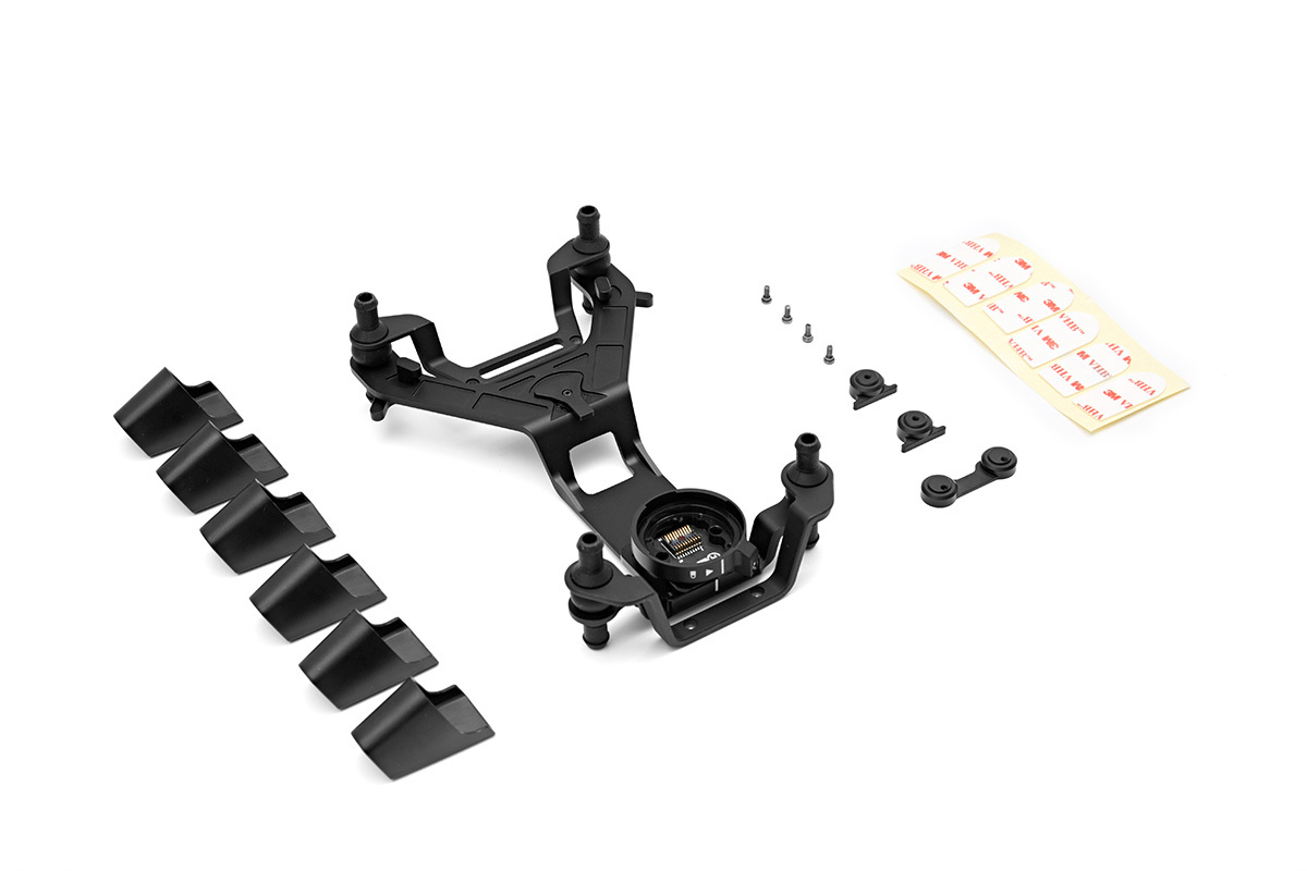 DJI　Zenmuse X5　No02　バイブレーション アブソービング ボードセット　（スキッド補高パーツ付）（X3カメラも取り付けられます）