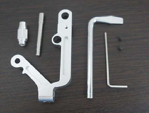 Nancy　DJI　Phantom3&INSPIRE1＆M100用　CNCメタル　デバイスホルダーアーム　【グラマラス シルバー】【75％OFFSALE】【在庫限り】【すべてのサポート対象外】