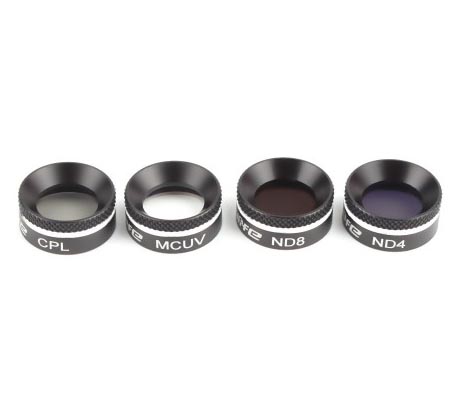 Nancy  DJI  Mavic  Air用　4pcsレンズフィルターセット（MCUV、CPL、ND4、ND8、 各1個）【75％OFF SALE】【在庫限り】【すべてのサポート対象外】