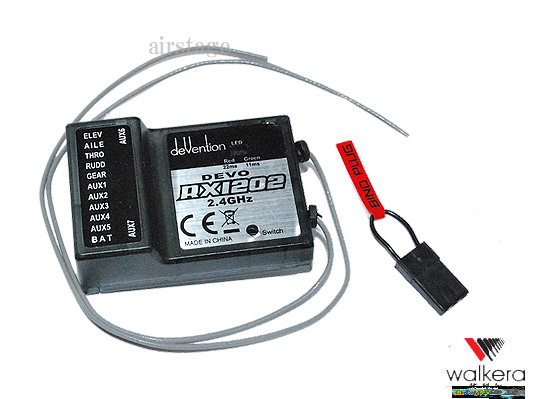 WALKERA　DEVO-RX-1202　12CH　2.4Ghz受信機　　DEVOTX用【75％OFFSALE】【在庫限り】【すべてのサポート対象外】
